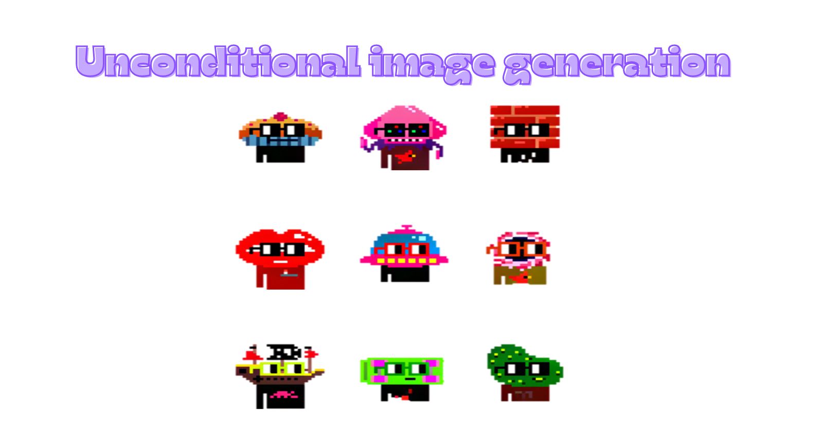Unconditional image generation